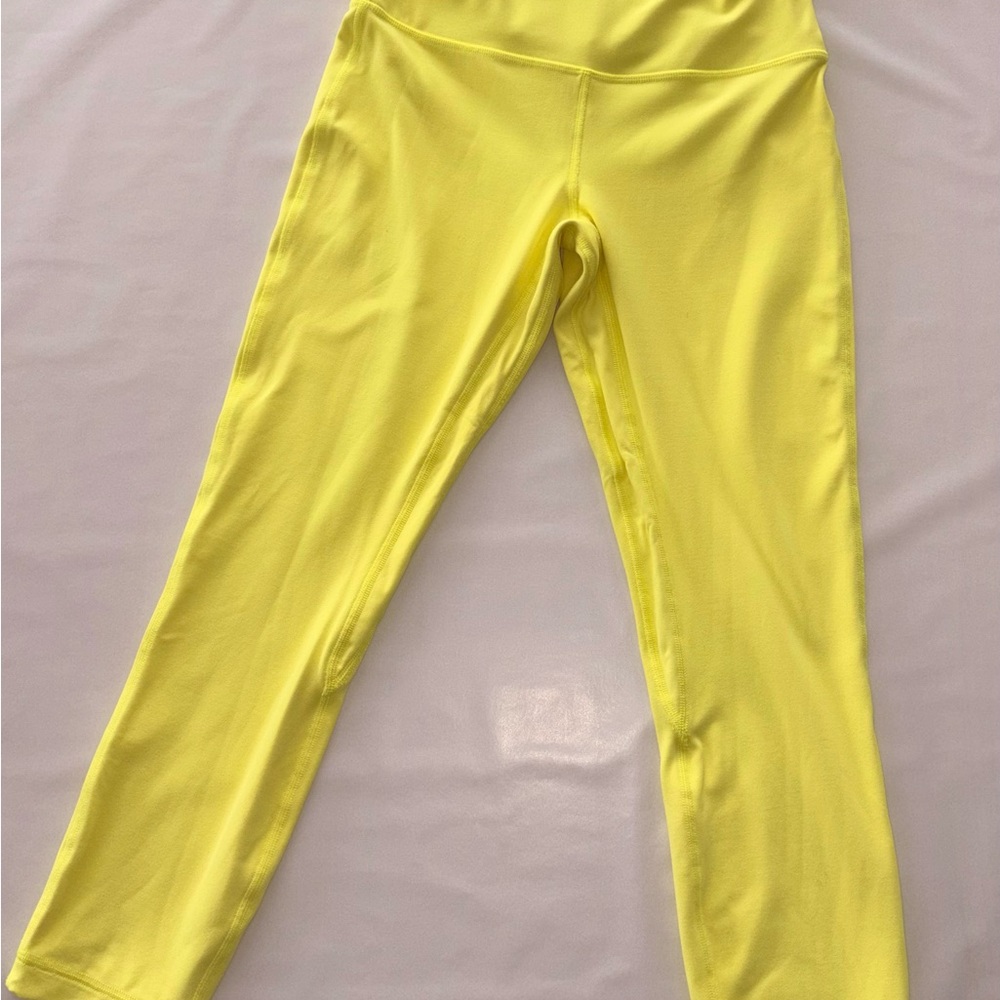 Lululemon Bright Yellow Align leggings